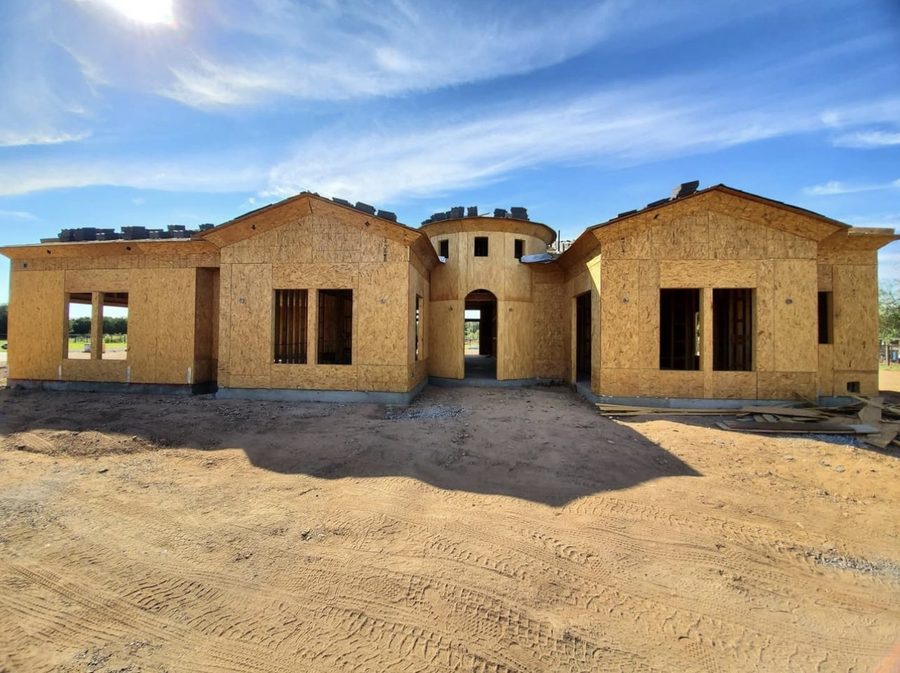 Custom home framing